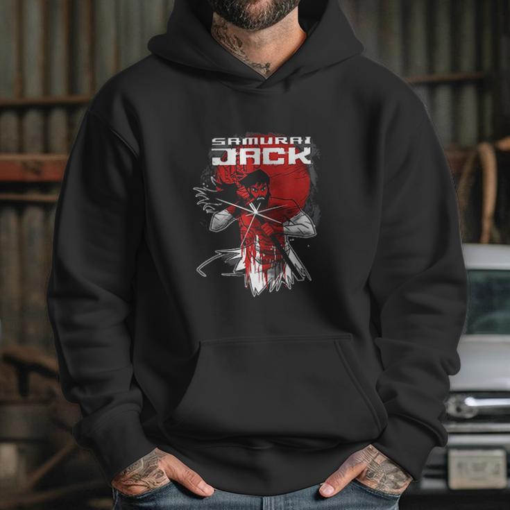 Cn Samurai Jack Red Sun Portrait Hoodie Gifts for Her