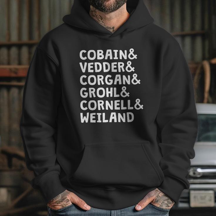 Cobain And Vedder And Corgan And Grohl And Cornell And Weiland Hoodie Gifts for Her