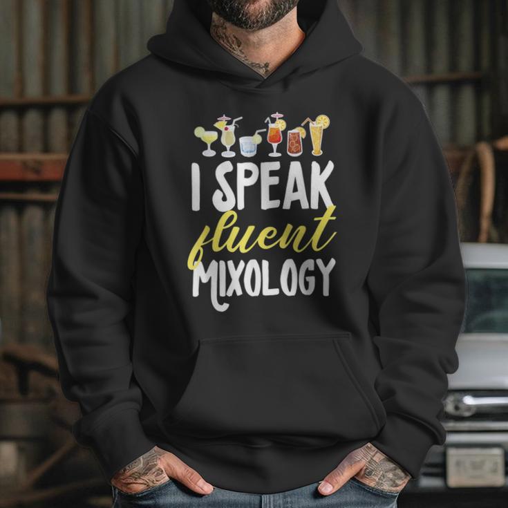 Cocktail Mixologist Bartender I Speak Fluent Mixology Hoodie Gifts for Her