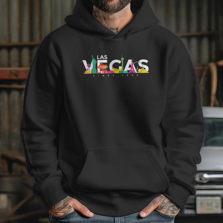 Colorful Las Vegas Nevada Las Vegas Trip Hoodie Gifts for Her