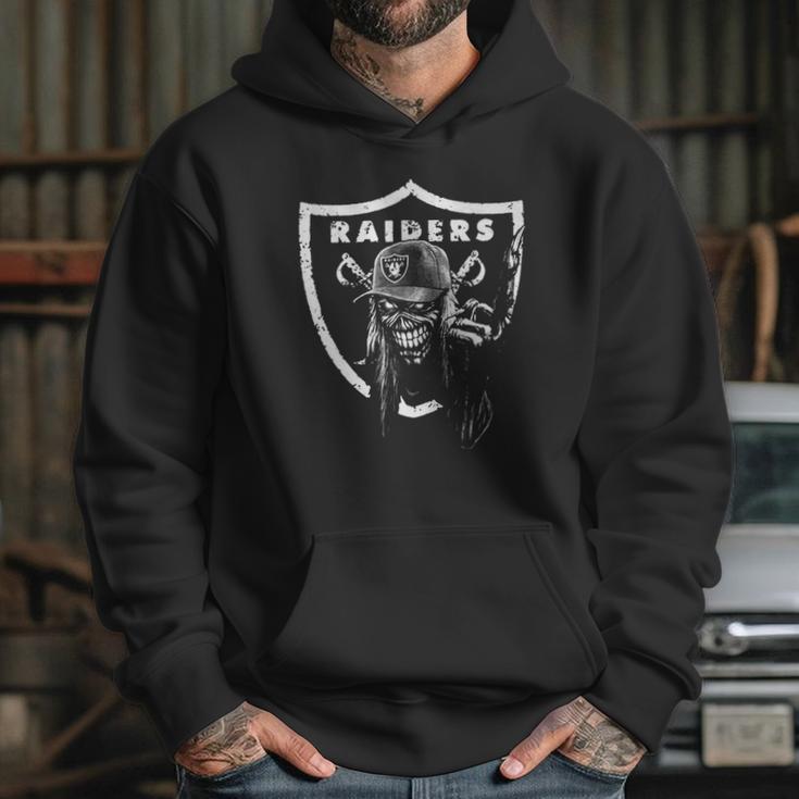 Cool Raiders Shirt With Eddie From Iron Maiden Hoodie Gifts for Her