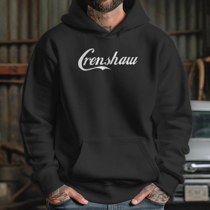 Crenshaw Simple White Text Design Hoodie Gifts for Her