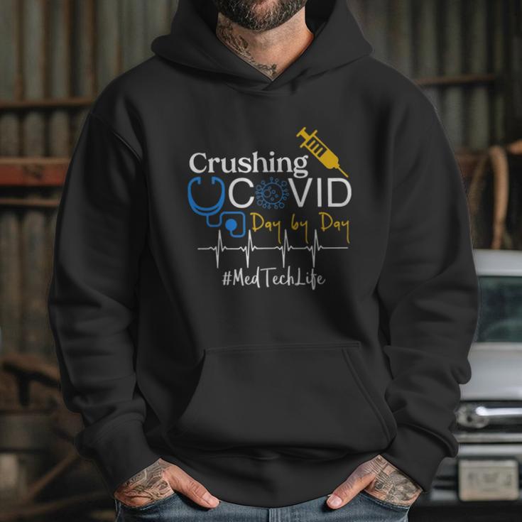 Crushing Dangerous Disease Day By Day Med Tech Hoodie Gifts for Her