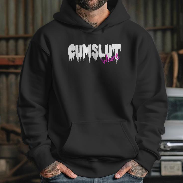 Cumslut Whore Hoodie Gifts for Her