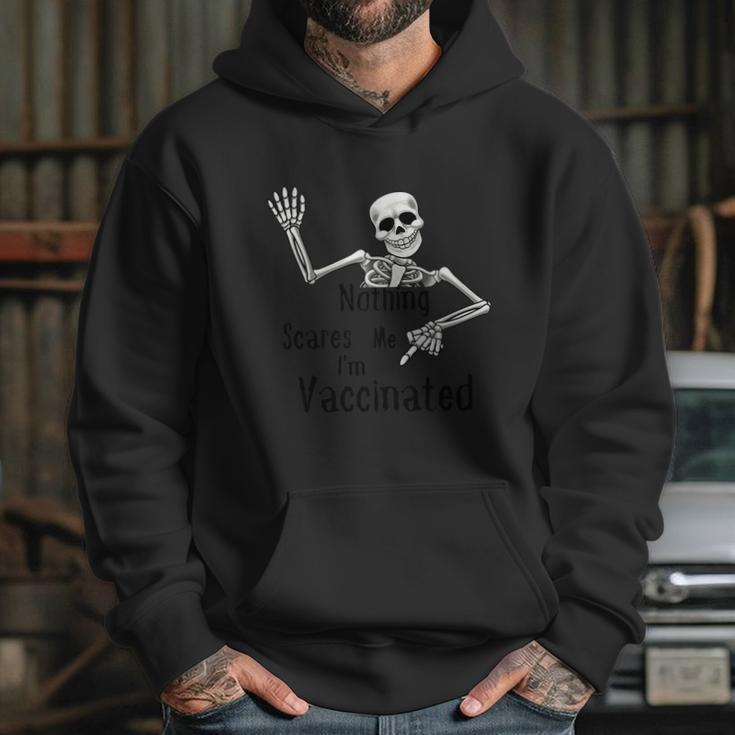 Cute Halloween Funny Halloween Day Halloween Skeleton Fully Vaccinated Hal Hoodie Gifts for Her