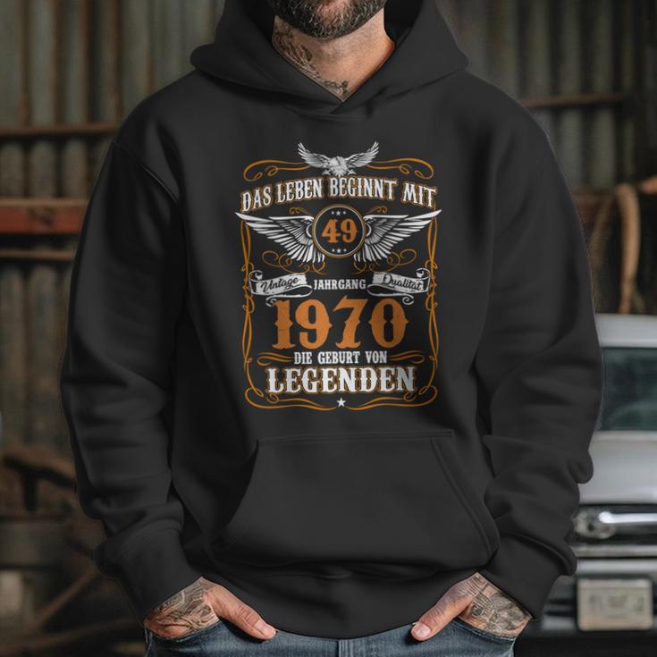 Das Leben Beginnt Mit 49 Jahrgang 1970 Die Geburt Von Legenden Hoodie Gifts for Her