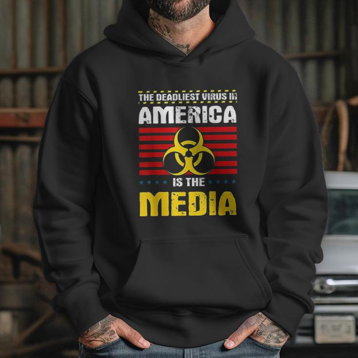 Deadliest In America Is The Media Toxic Fake News Hoodie Gifts for Her