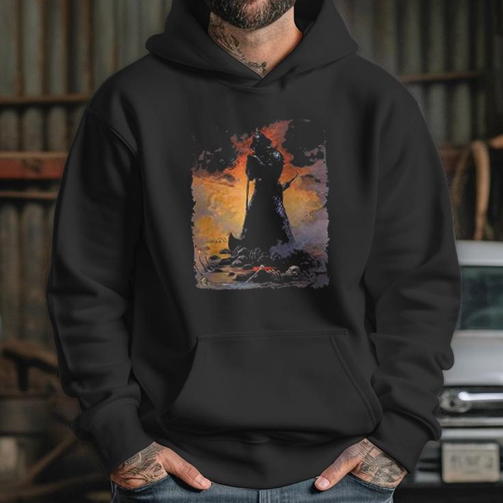 Death Dealer Three By Frank Frazetta Art Hoodie Gifts for Her