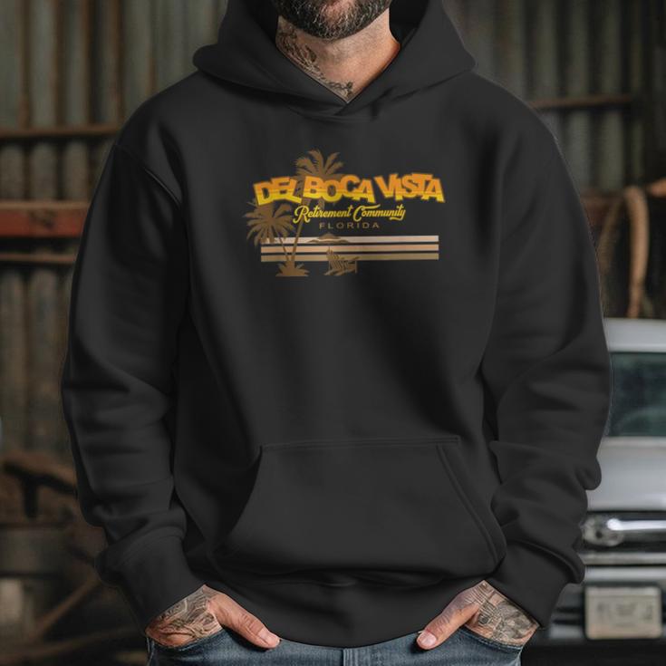 Del Boca Vista Retirement Community Retro Vintage Hoodie Gifts for Her