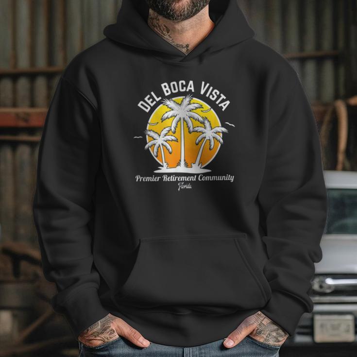 Del Boca Vista Retro Graphic Hoodie Gifts for Her