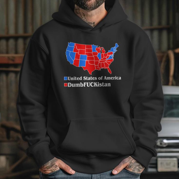 Democratic United States Of America Vs Dumfuckistan Resistance Resist Anti Trump Hoodie Gifts for Her