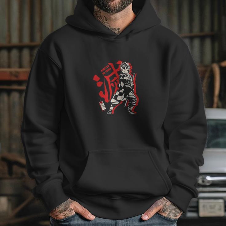 Demon Slayer Graphic Red Hoodie Gifts for Her