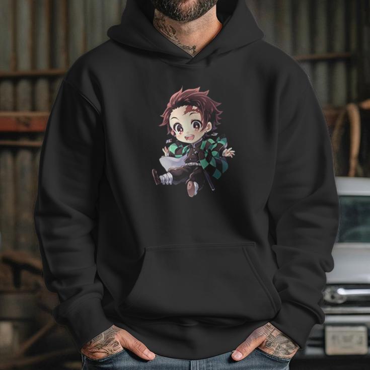 Demon Slayer Tanjirou Cartoon Character Hoodie Gifts for Her