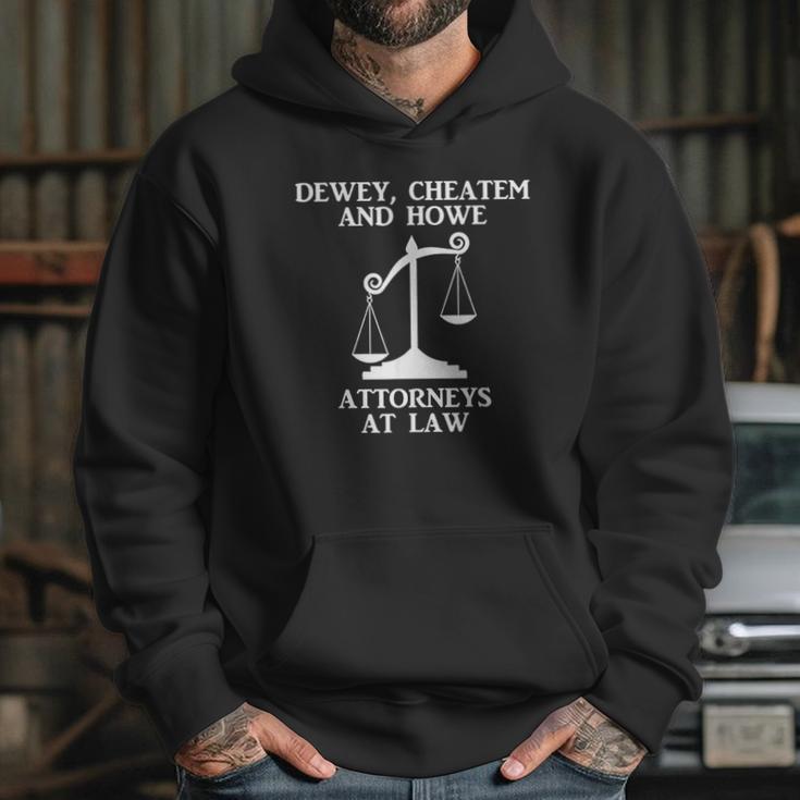 Dewey Cheatem Howe Attorneys At Law Scales Of Justice Hoodie Gifts for Her