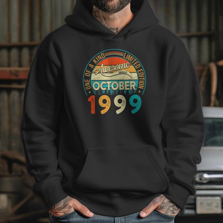 Distressed Vintage Awesome Since October 1999 22 Years Old Hoodie Gifts for Her