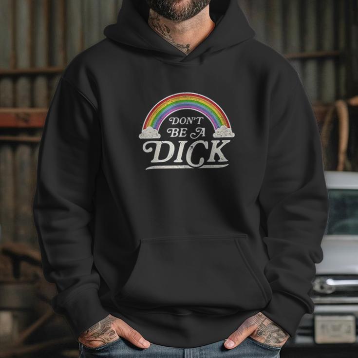 Dont Be A Dick Retro Hoodie Gifts for Her