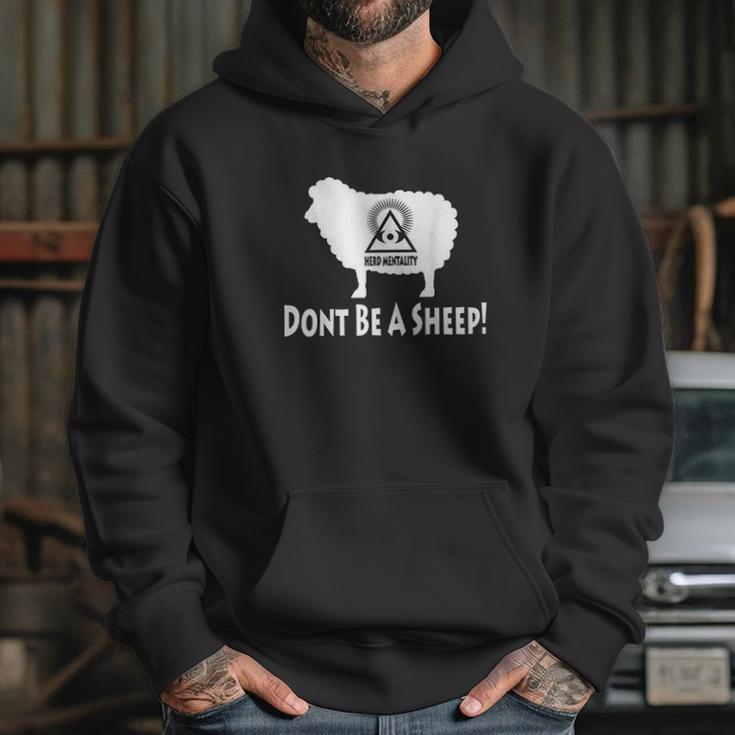 Dont Be A Sheep Illuminati Anti Nwo Hoodie Gifts for Her