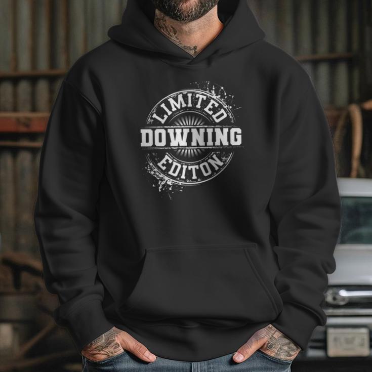 Downing Funny Surname Family Tree Reunion Gift Idea Hoodie Gifts for Her