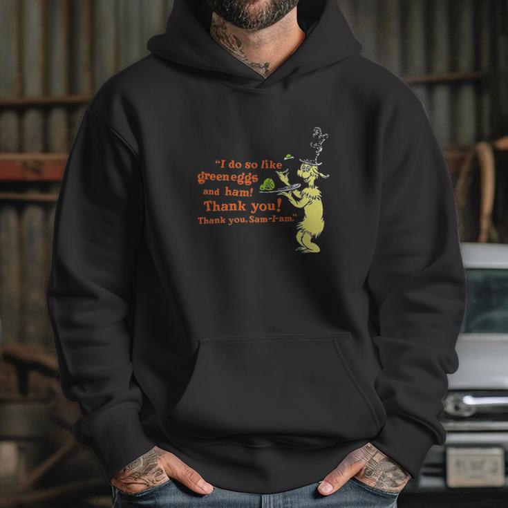 Dr Seuss Green Eggs And Ham I Do So Like Quote Hoodie Gifts for Her