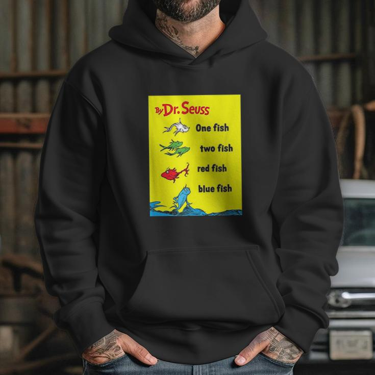 Dr Seuss One Fish Two Fish Book Cover Hoodie Gifts for Her