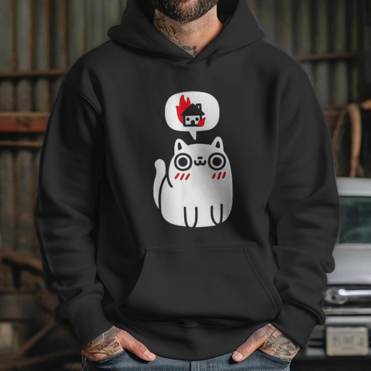 Dreaming Of Destruction Funny Cat Hoodie Gifts for Her