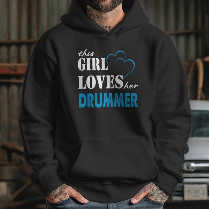 Drummer This Girl Love Her Drummer - Teefordrummer Hoodie Gifts for Her