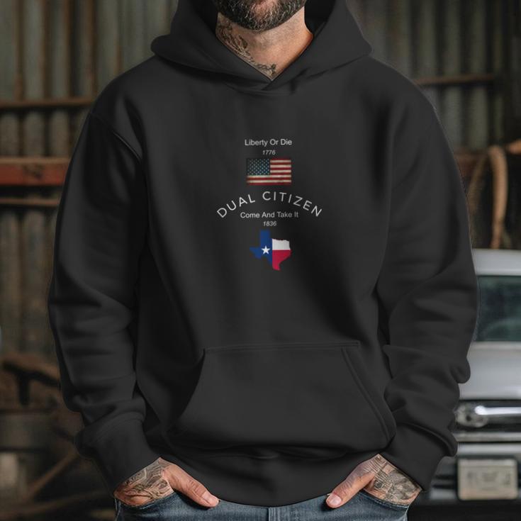 Dual Citizen Usa &Ampamp Texas Patriotic Liberty Or Die Shirt Hoodie Gifts for Her