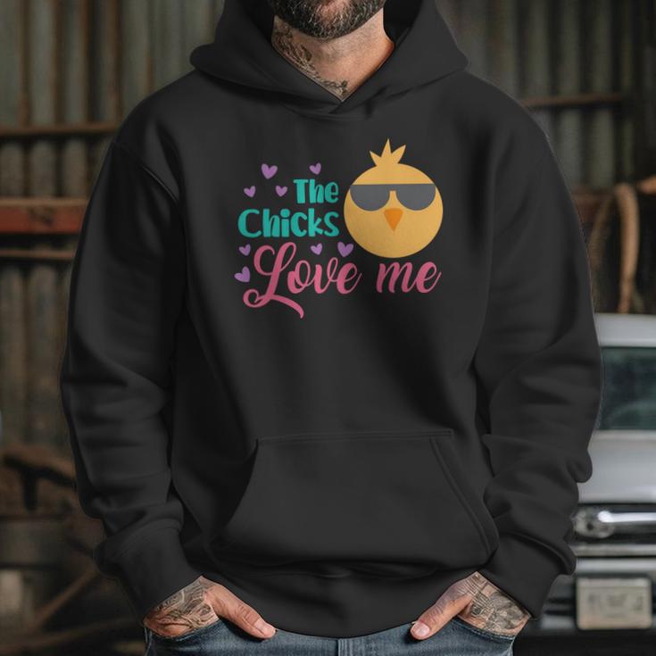 Easter The Chicks Love Me Hoodie Gifts for Her