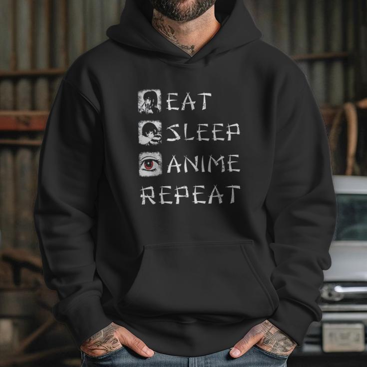 Eat Sleep Anime Repeat Hoodie Gifts for Her