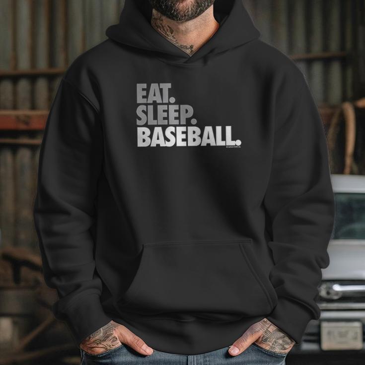 Eat Sleep Baseball Bold Text Baseball Tees By Chalktalk Sports Hoodie Gifts for Her