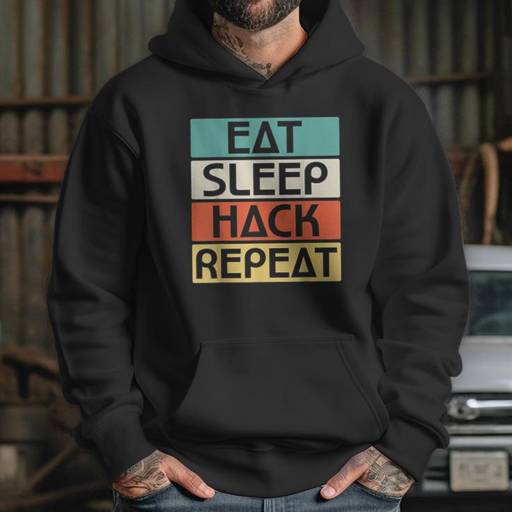 Eat Sleep Hack Repeat Hoodie Gifts for Her