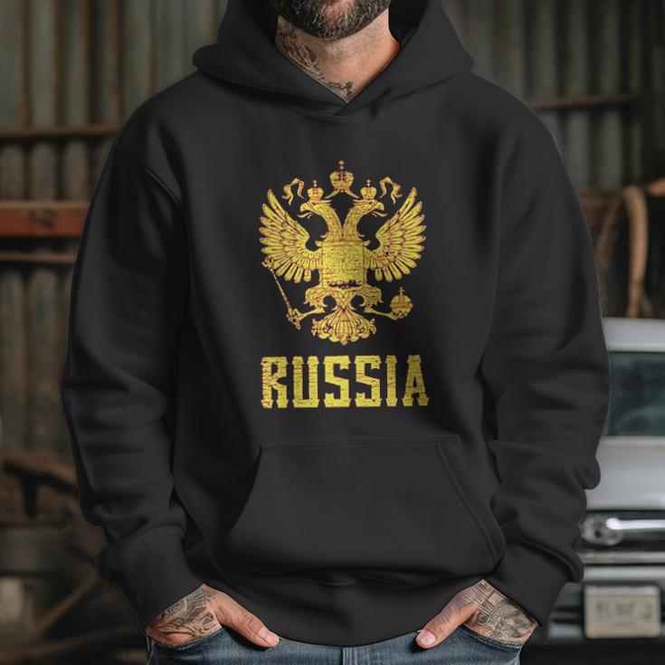 Eblem Of The Russian Federation Russia Arms Hoodie Gifts for Her