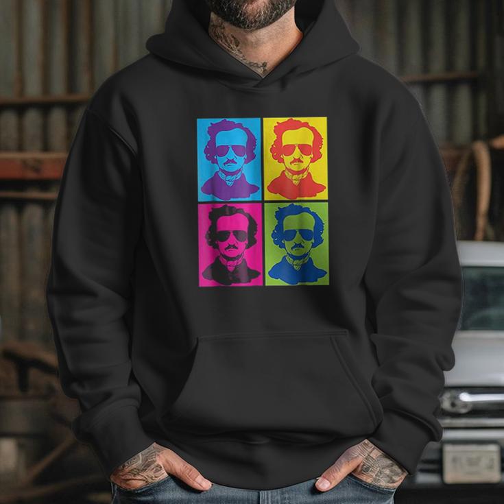 Edgar Allan Poe Gift Literary Gothic Pop Art Colors Hoodie Gifts for Her