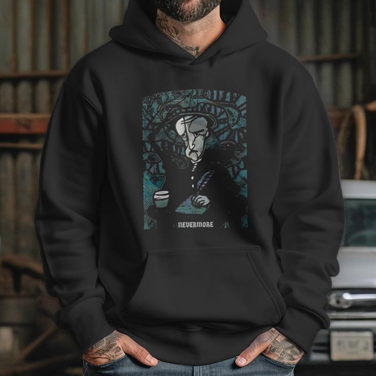 Edgar Allan Poe Nevermore Raven Hoodie Gifts for Her