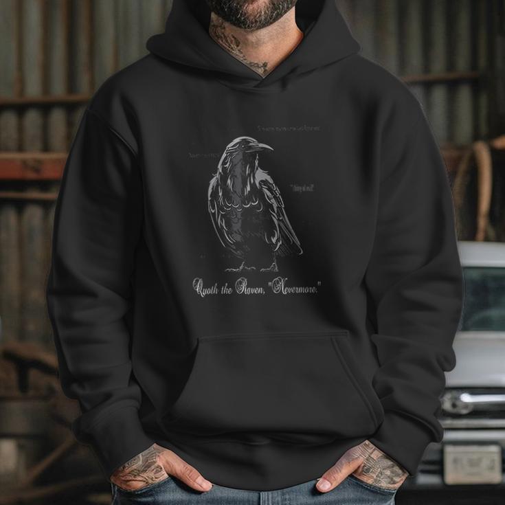 Edgar Allan Poe Quoth The Raven Nevermore Hoodie Gifts for Her