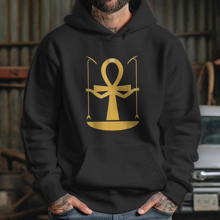 Egyptian Ankh Cross With Arms Holding Scepters Hoodie Gifts for Her