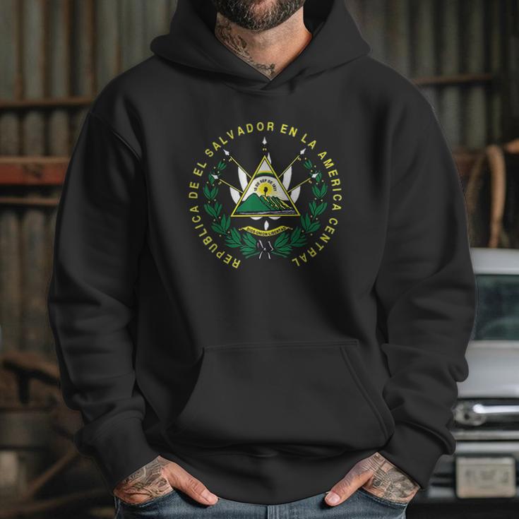 El Salvador Salvadoran Coat Of Arms Hoodie Gifts for Her