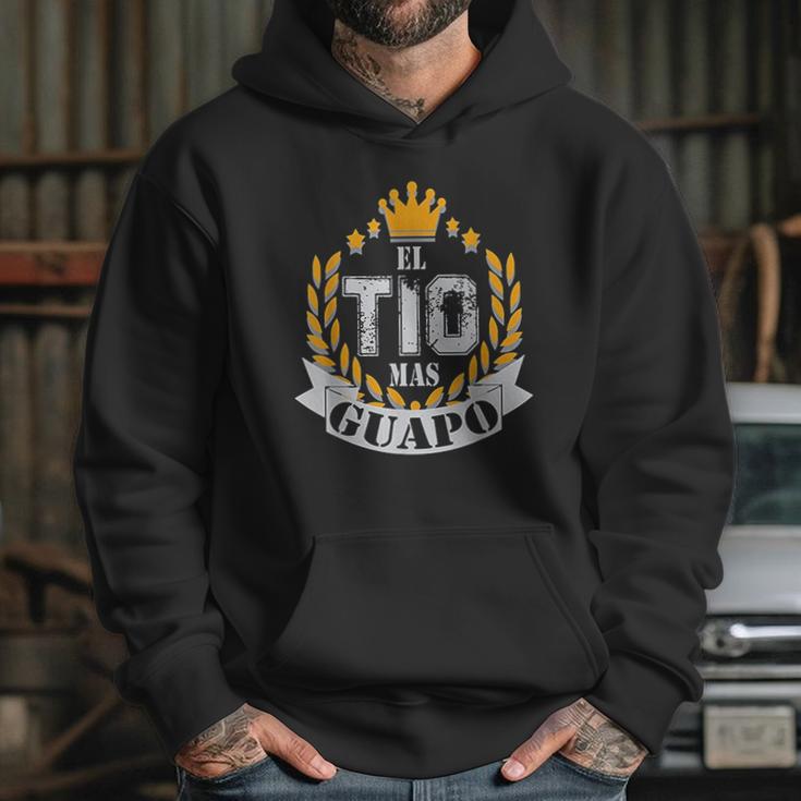 El Tio Mas Guapo Funny Handsome Uncle Latin Tio Hoodie Gifts for Her