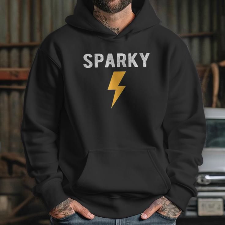 Electrician Gift Funny Sparky Nickname Lightning Hoodie Gifts for Her