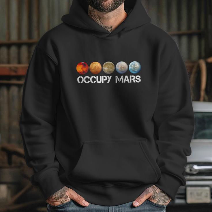 Elon Musk Science Occupy Mars Hoodie Gifts for Her