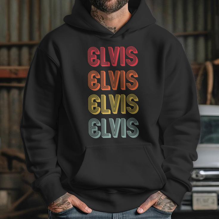 Elvis Name Personalized Funny Retro Vintage Birthday Hoodie Gifts for Her