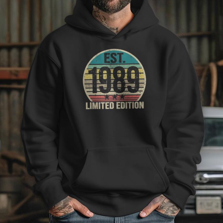 Est 1989 - 32 Years Old - 32Nd Birthday Gift Vintage Retro Hoodie Gifts for Her