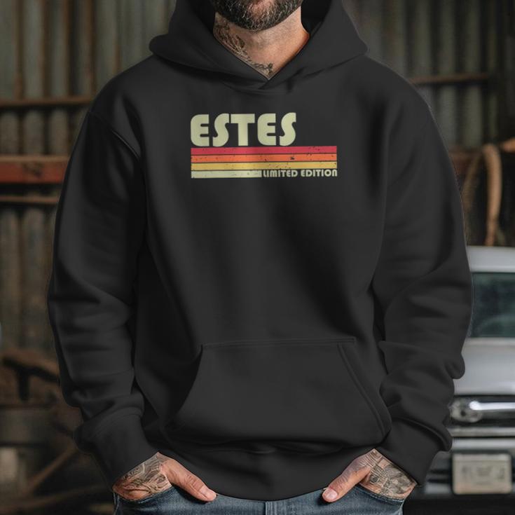 Estes Surname Funny Retro Vintage 80S 90S Birthday Reunion Hoodie Gifts for Her