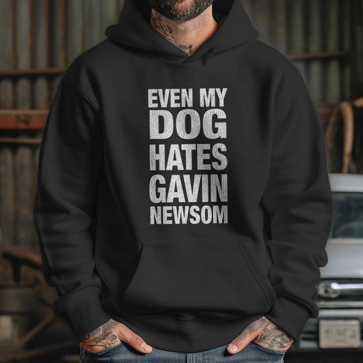 Even My Dog Hates Gavin Newsom Hoodie Gifts for Her