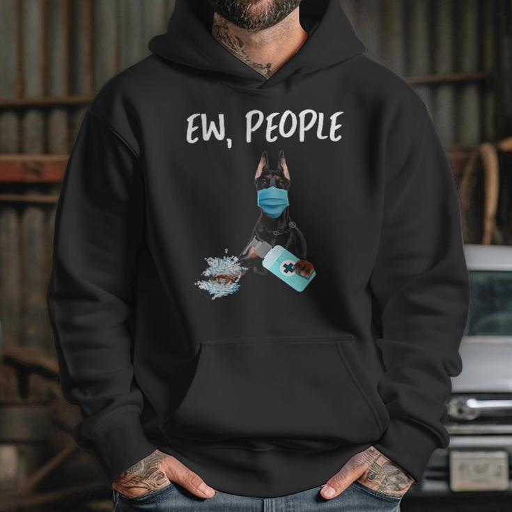 Ew People Dog Doberman Pinscher Hoodie Gifts for Her