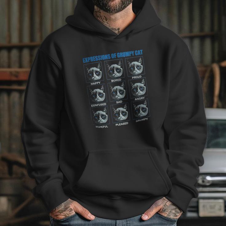 Expressions Of Grumpy Cat Hoodie Gifts for Her