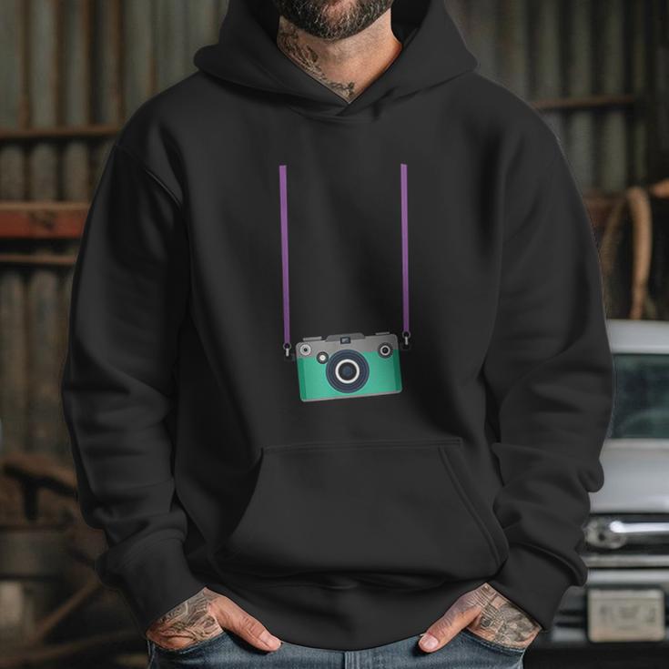 Fake Tourist Camera Graphic Hoodie Gifts for Her