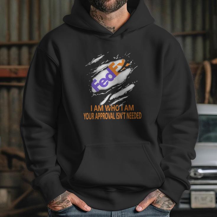 Fedex I Am Who I Am Your Approval Isn’T Needed Hoodie Gifts for Her