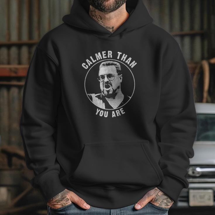 Fifth Sun Mens The Big Lebowski Walter Calmer Than You Hoodie Gifts for Her