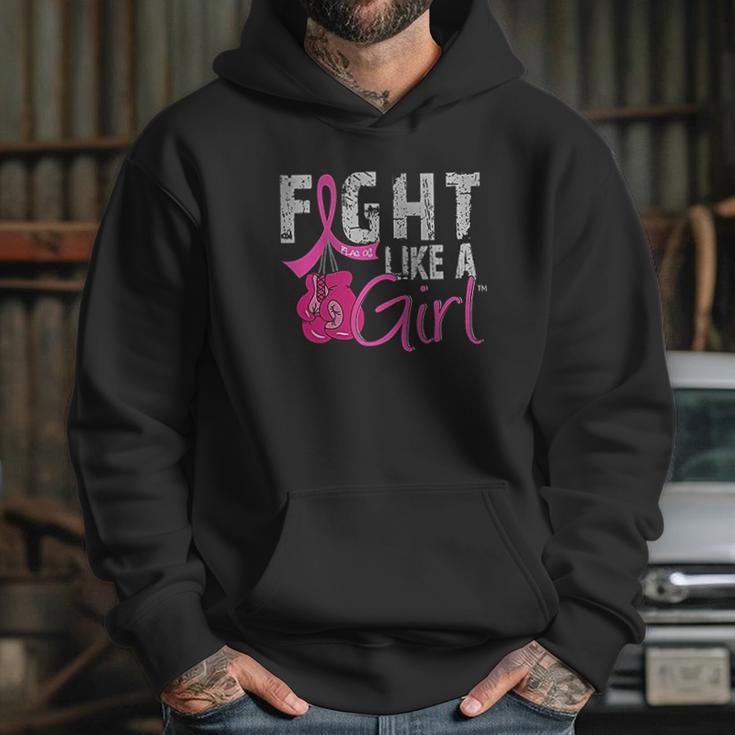 Fight Like A Girl Canker Boxing Glove Hoodie Gifts for Her